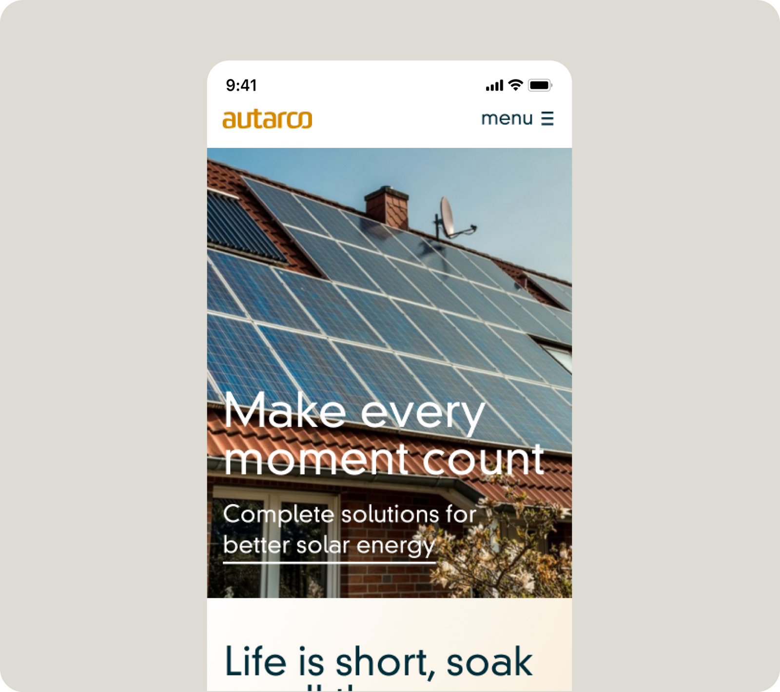 Autarco website